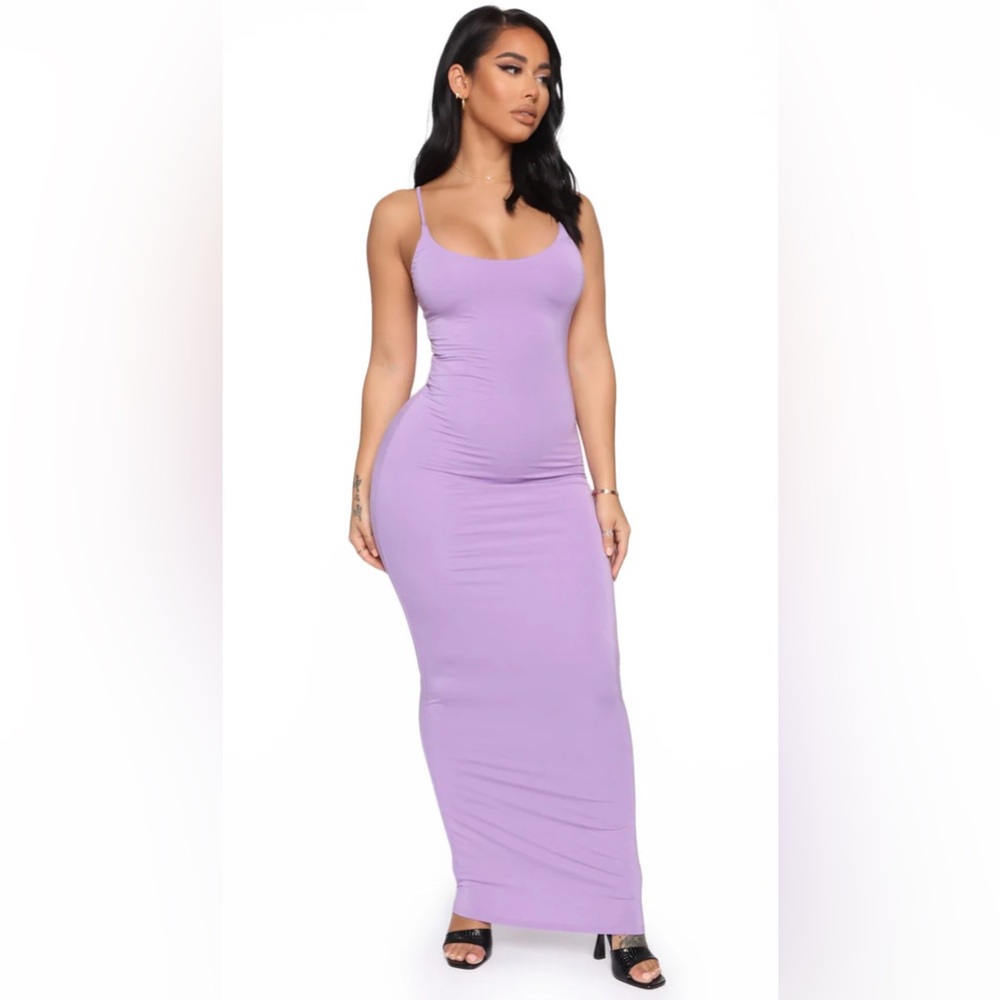 Fashion Nova Purple Casual Dress